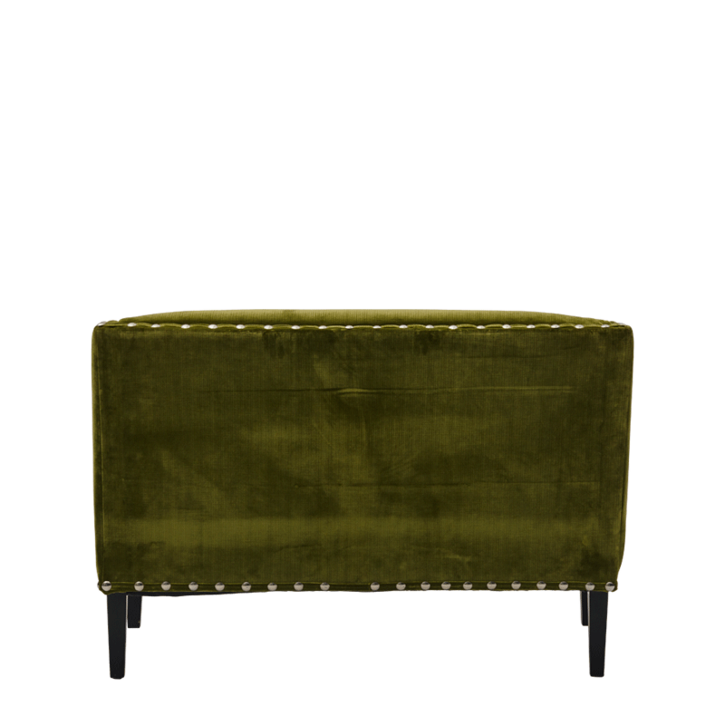 Dilano Sofa in Chartreuse Green Velvet