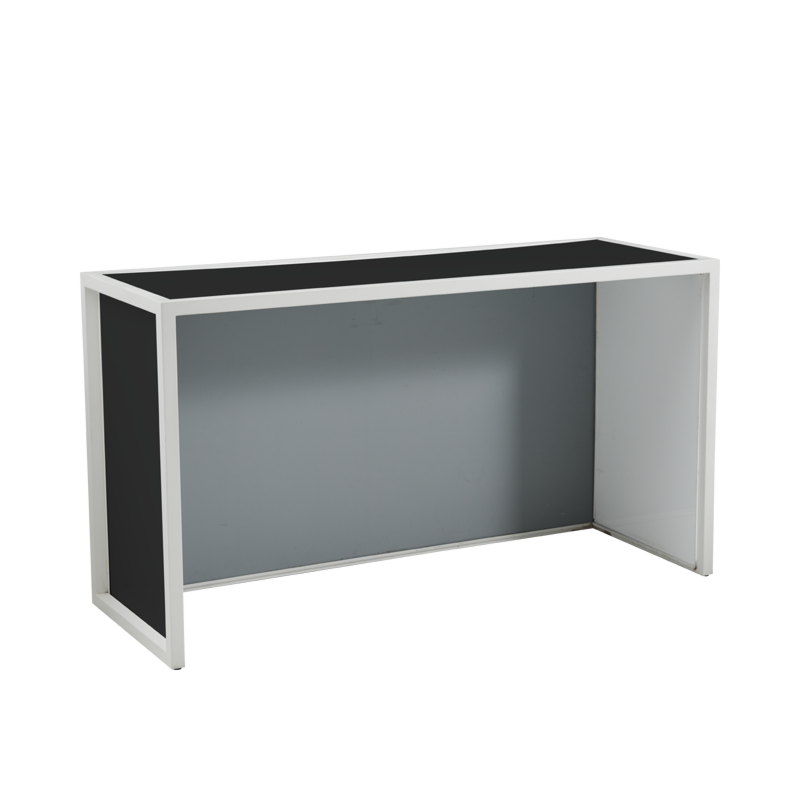 Unico Bar with White Frame with Cheetah Print and Black Panels