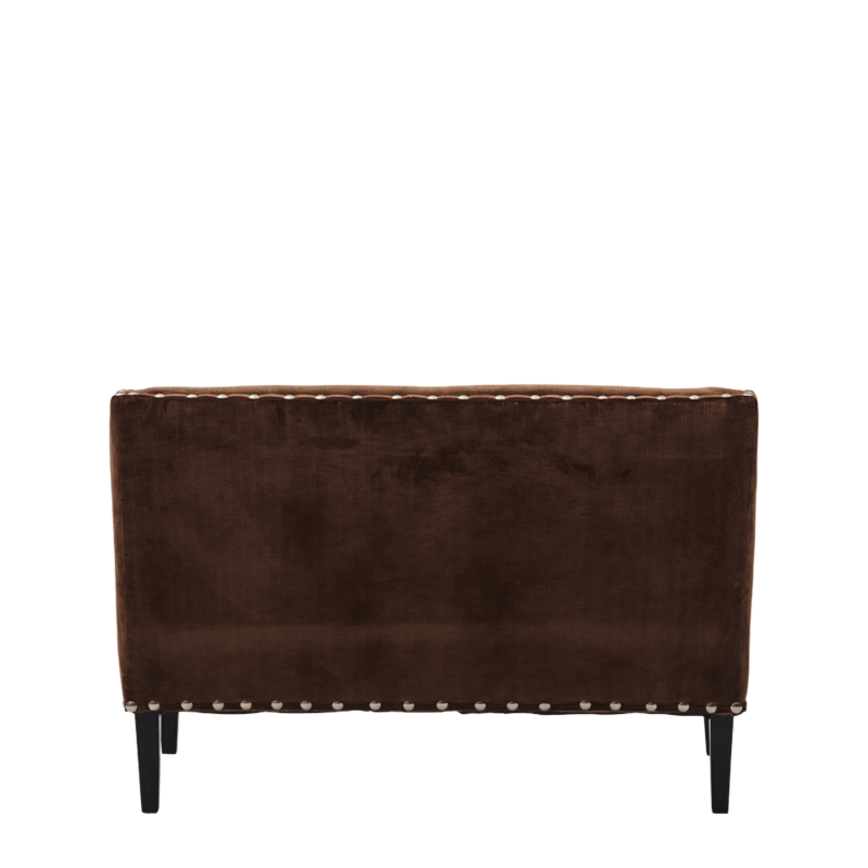 Dilano Sofa in Chocolate Brown Velvet