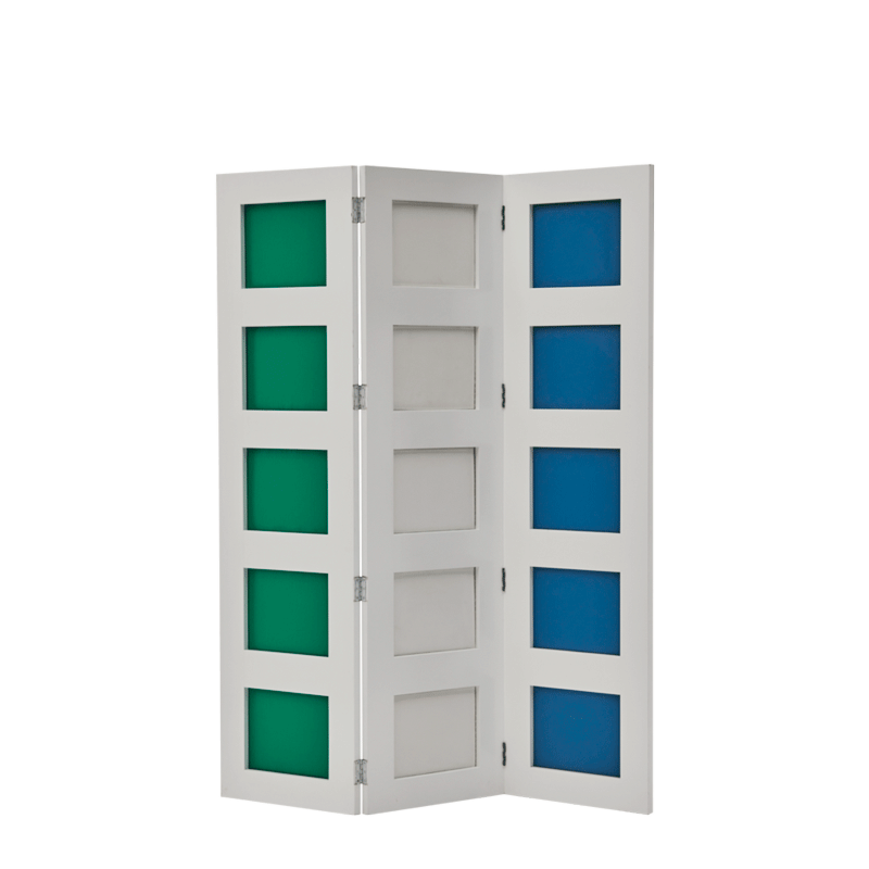 CKC Screen in White with Mix Colour Panels