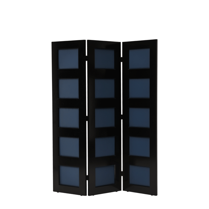 CKC Screen in Black and Cornflower Blue Panels
