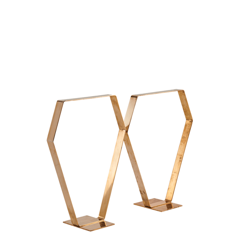 Mondrian Stanchion in Gold