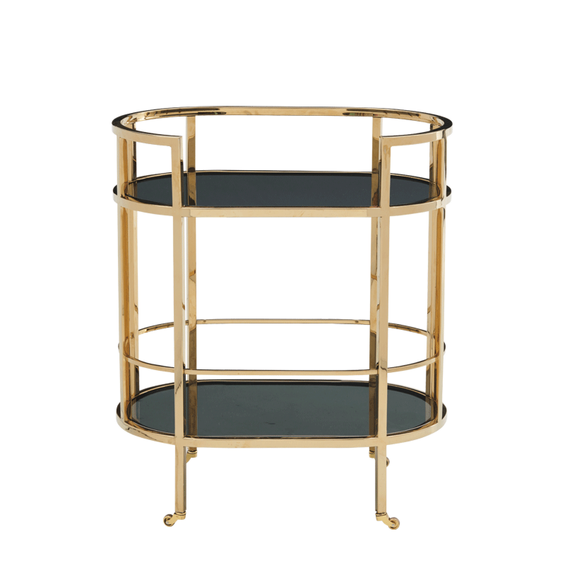 The Collection Drink Trolley in Gold