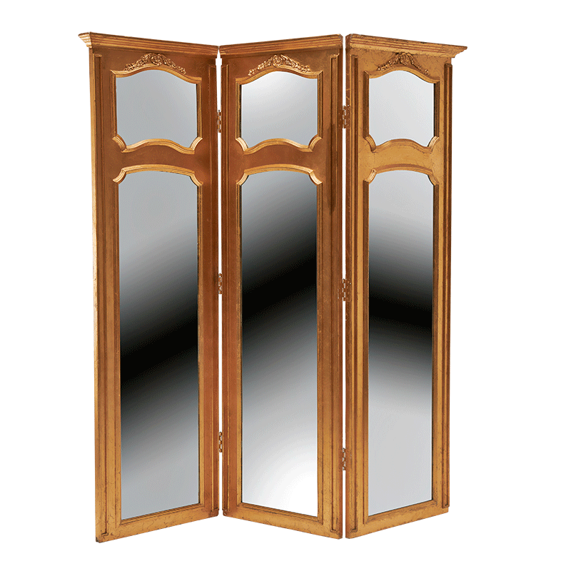 Paris Screen in Gold Gilt