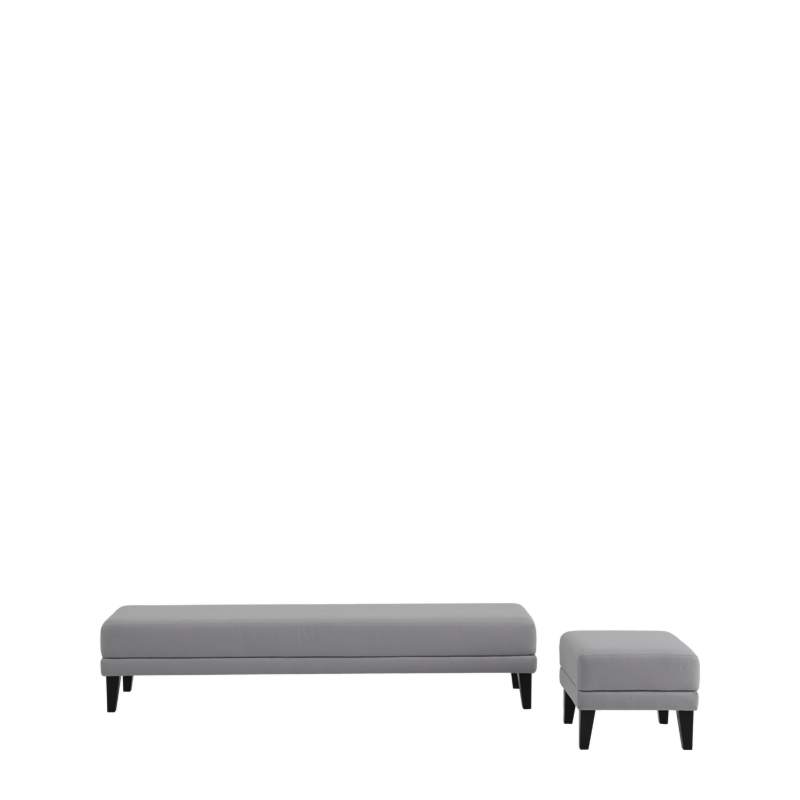 Sardinia Bench in Grey