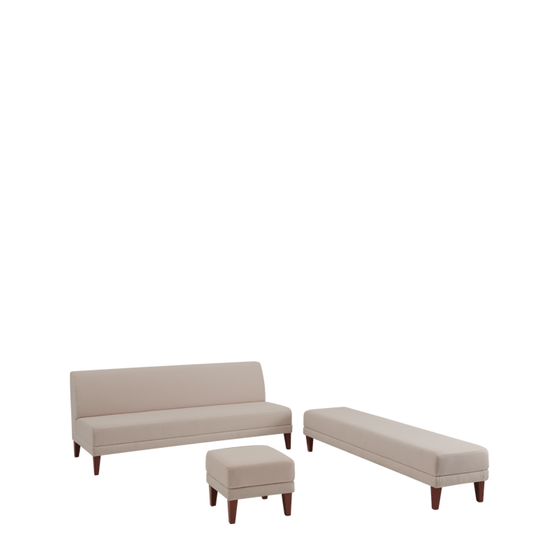 Sardinia Bench in Ivory