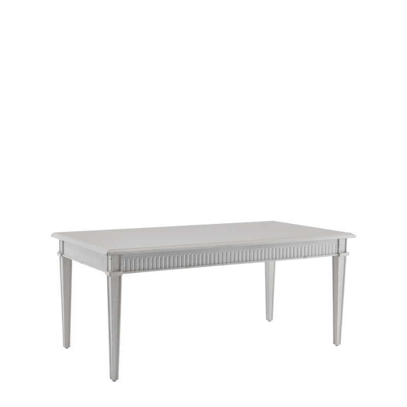 Sandstone Rectangular Dining Table in Grey