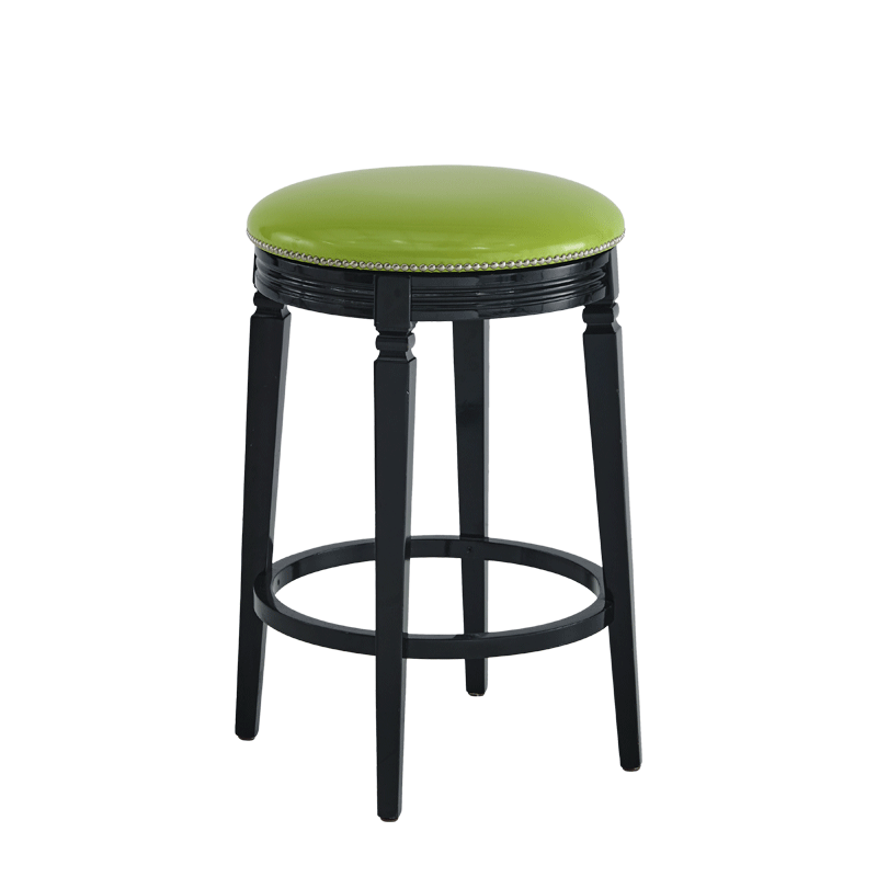 Beli Bar Stool Black with Lime Seat Pad