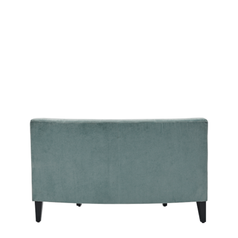Infinito F Curved Sofa in Seafoam Green