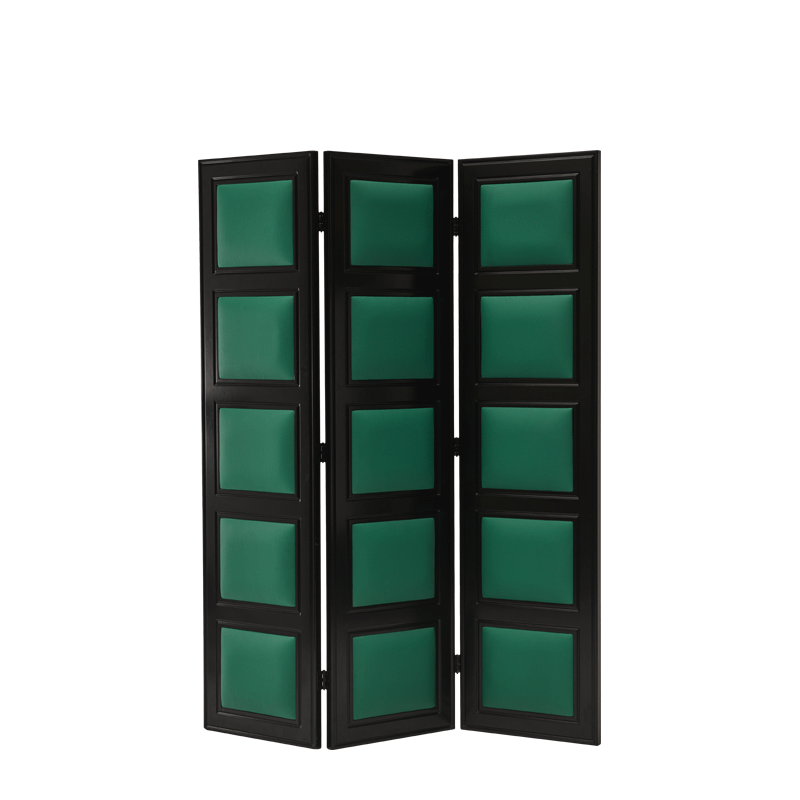 CKC Screen in Black with Seagreen Panels