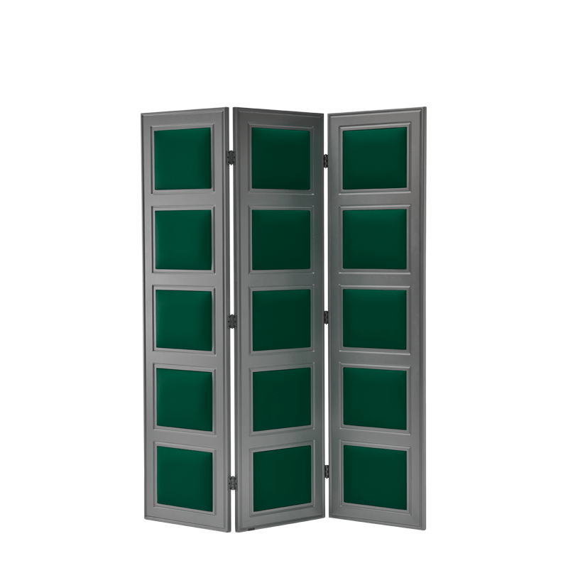 CKC Screen in Silver with Seagreen Panels