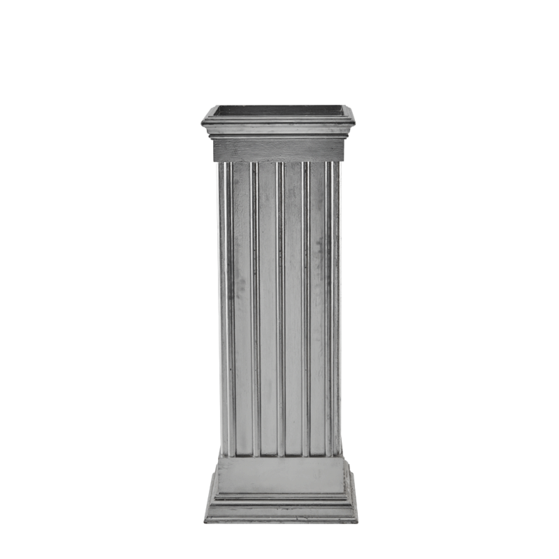 Greek Classic Plinths with Silver Gilt Finish