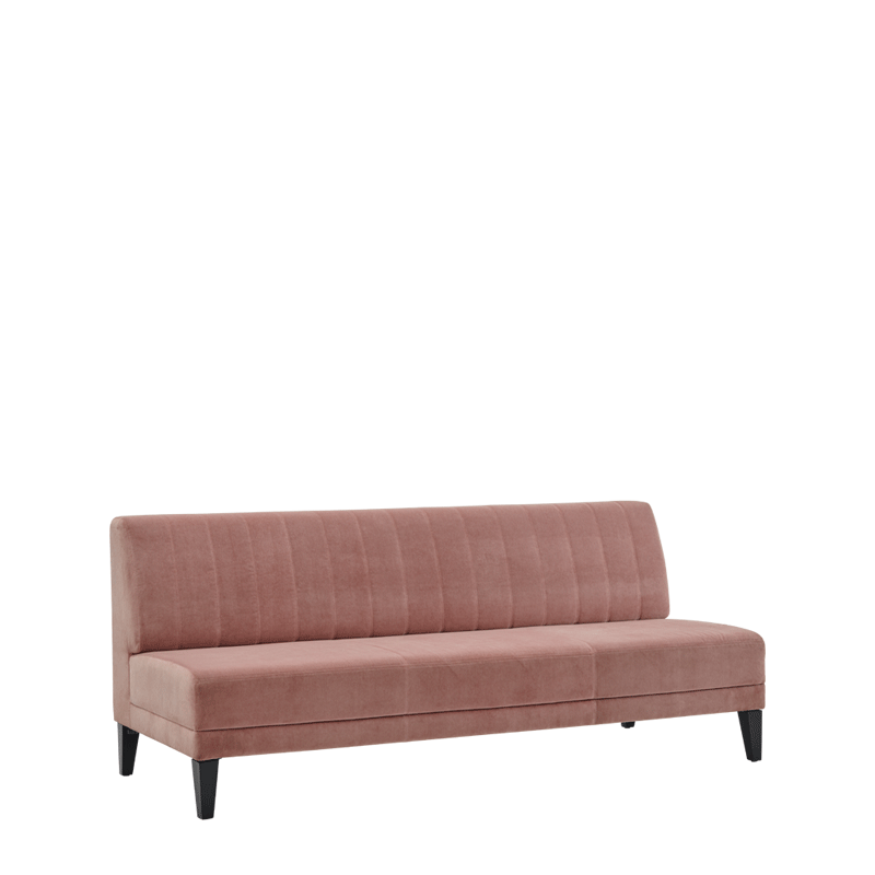 Infinito A Straight Sofa in Soft Pink