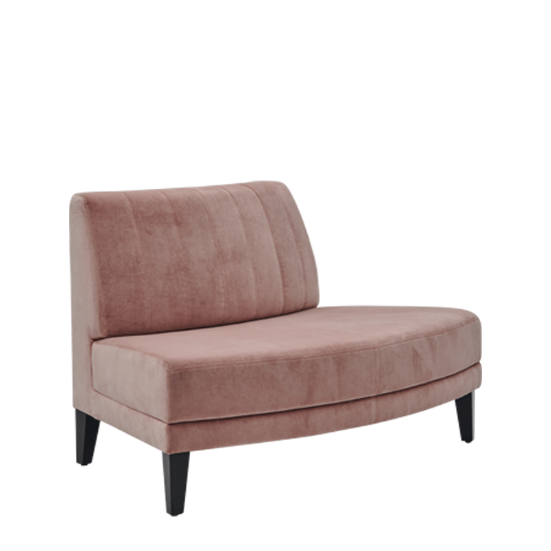 Infinito G Inverted Sofa in Soft Pink