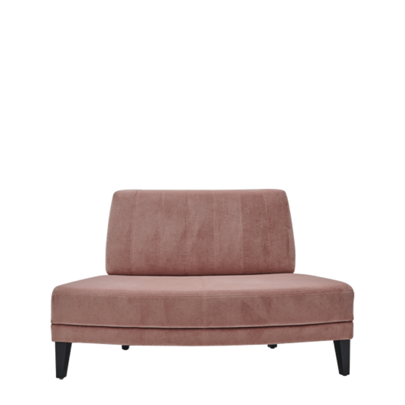Infinito G Inverted Sofa in Soft Pink