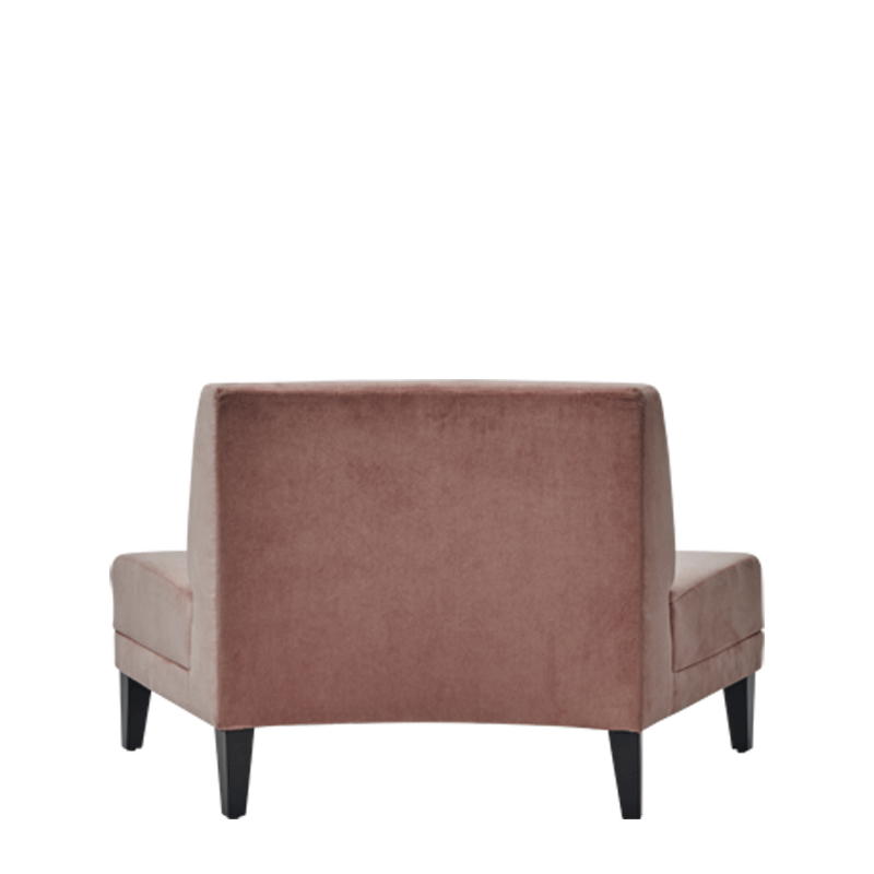 Infinito G Inverted Sofa in Soft Pink
