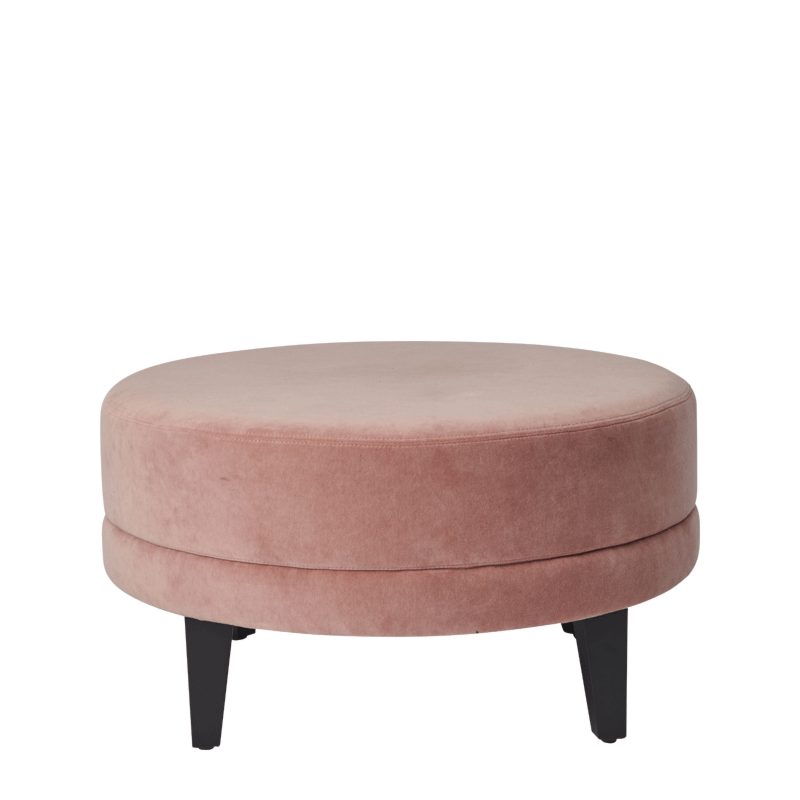 Infinito M Ottoman in Soft Pink