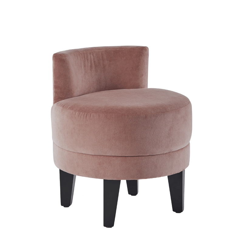 Infinito N Ottoman in Soft Pink
