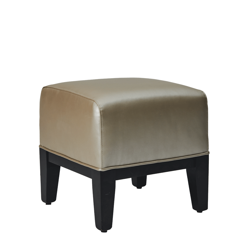 Classic Square Ottoman in Taupe