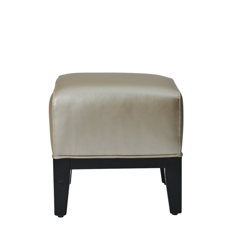 Classic Square Ottoman in Taupe