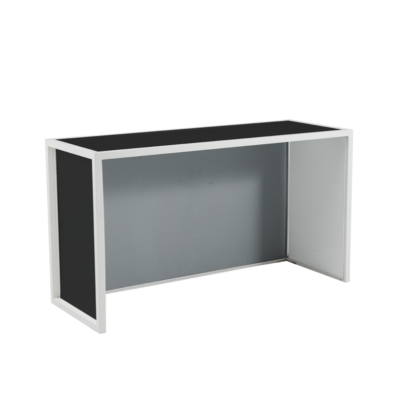Unico Bar with White Frame and Tiger Print Front