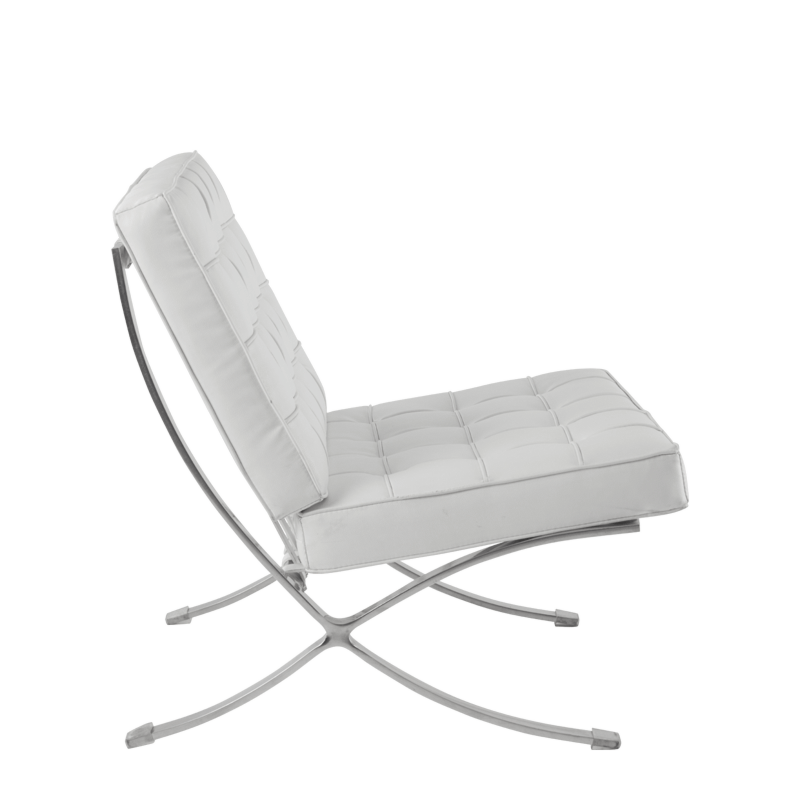 Barcelona Chair in White