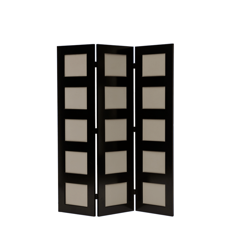 CKC Screen in Black with White Panels