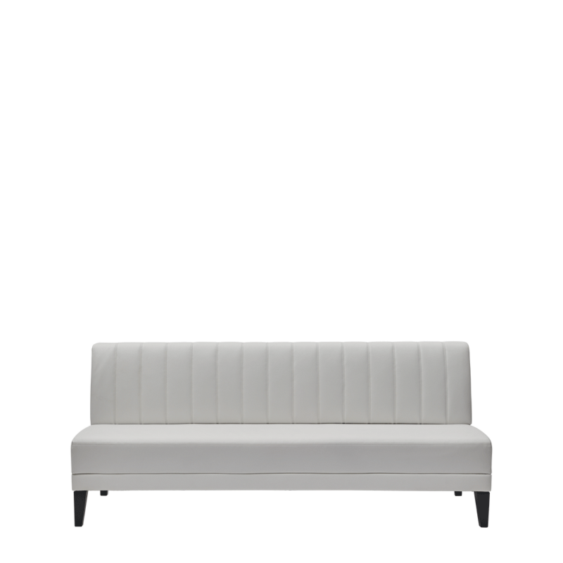 Infinito A Straight Sofa in White