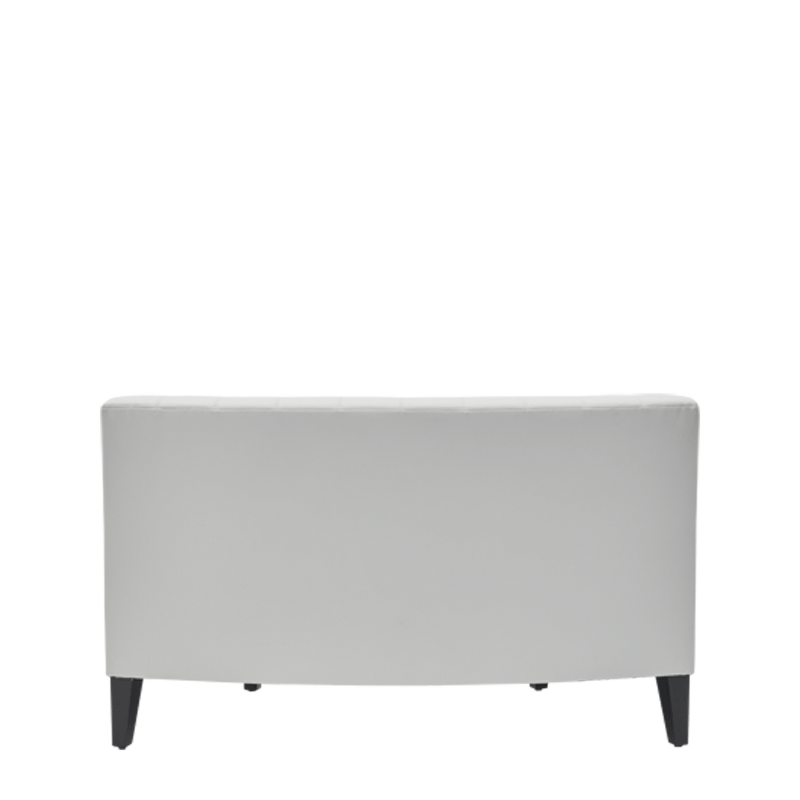 Infinito F Curved Sofa in White