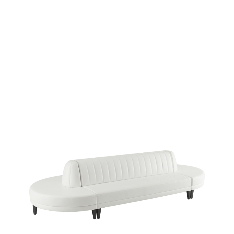 Infinito H Bullnose Sofa in White