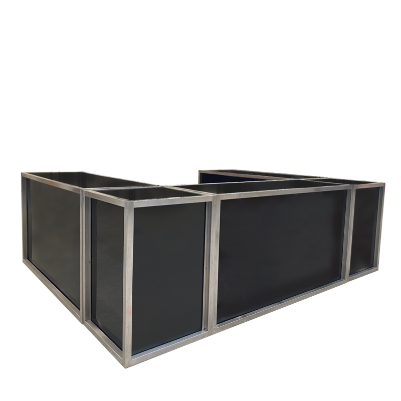 Unico Bar with White Frame and Wood Effect Front