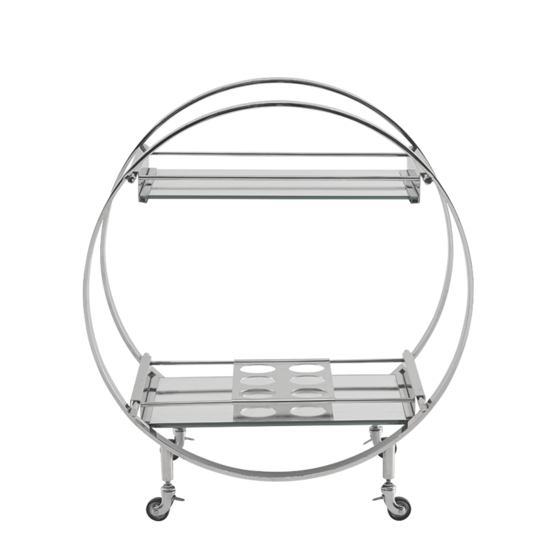Austin Drink Trolley in Silver