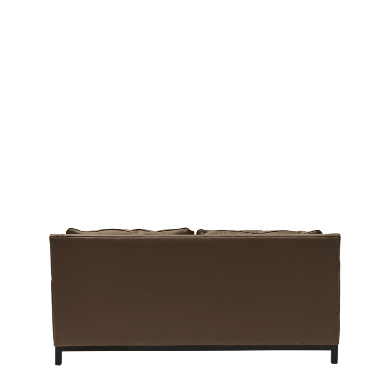 Charlton Taupe Leather Sofa