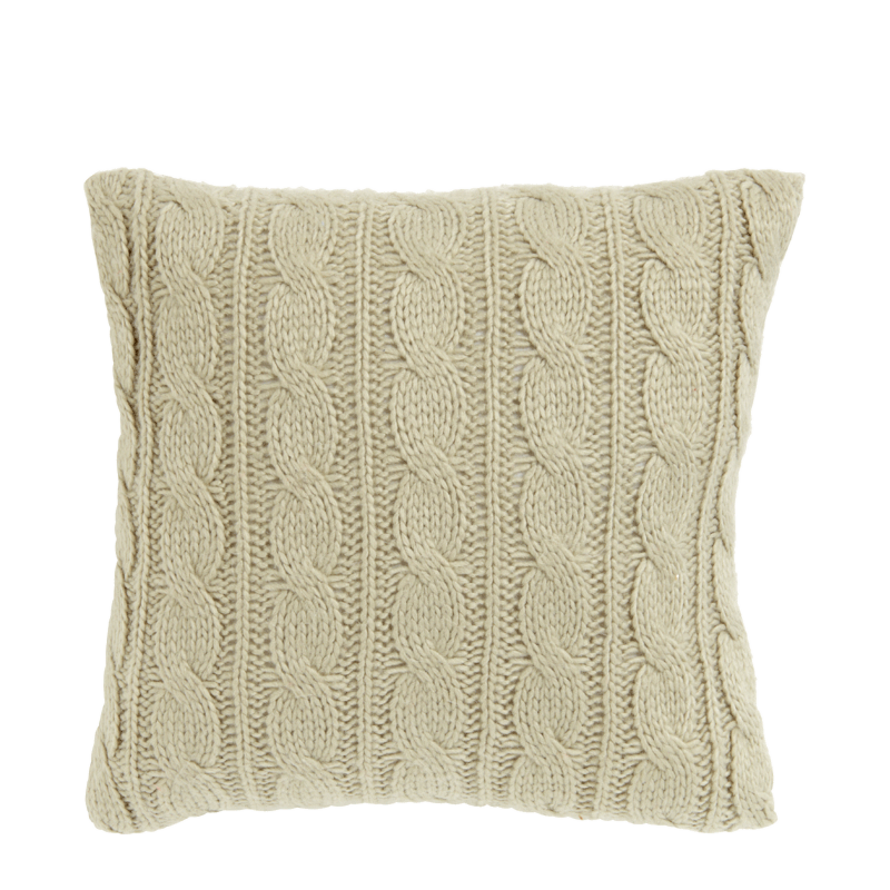 Ivory Knit Cushion