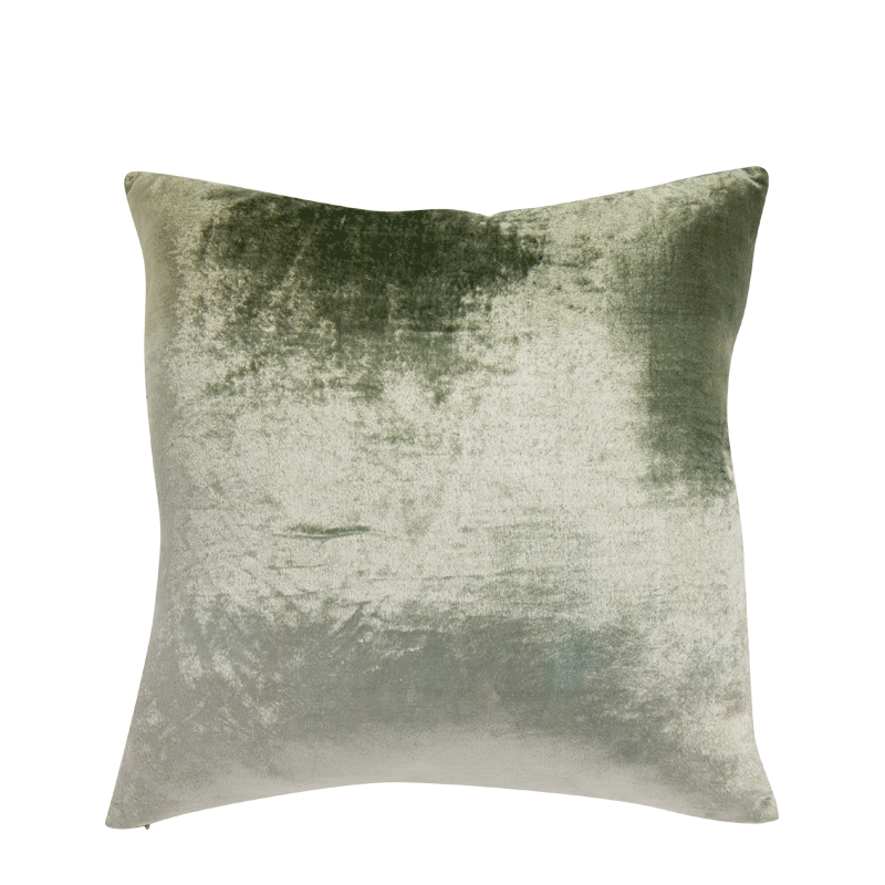 Light Green Velvet Cushion