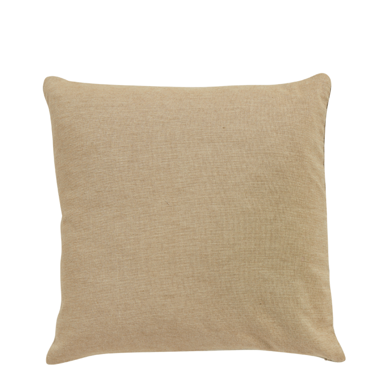 Grey velvet cushion