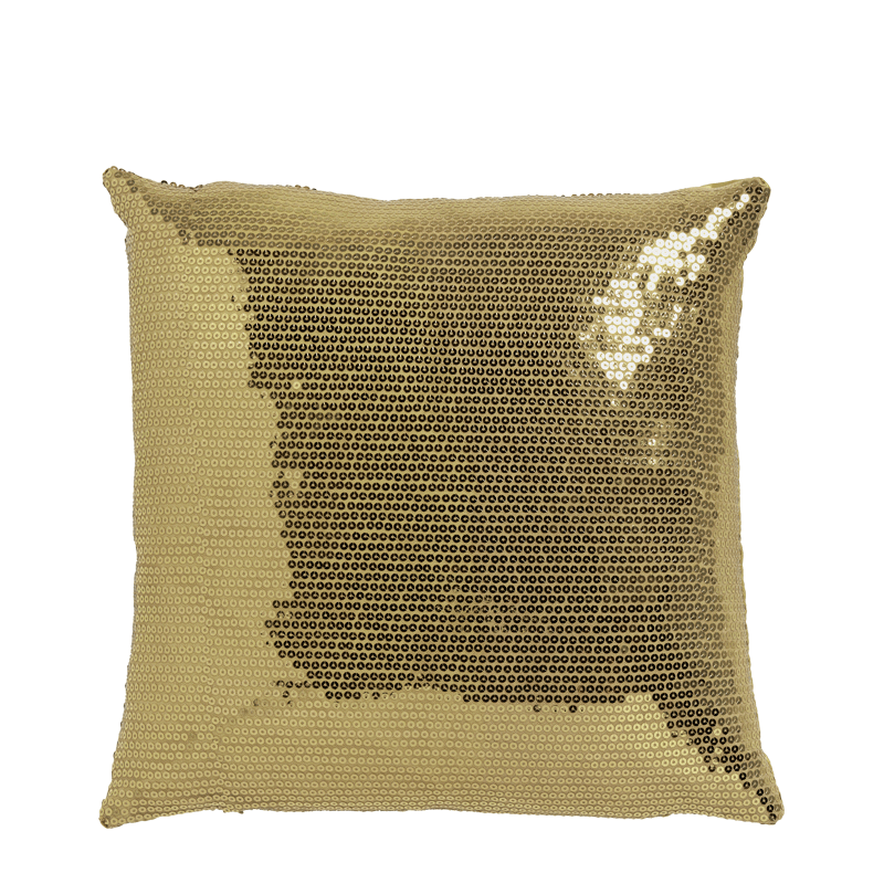 Gold Sequined Cushion
