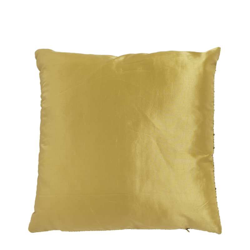 Gold Sequined Cushion