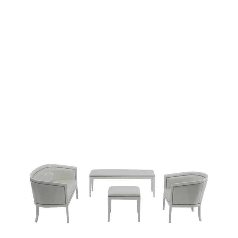 Divano Sofa in White with White
