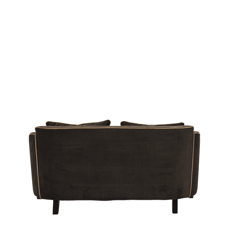 Duncan Sofa in Grey Velvet
