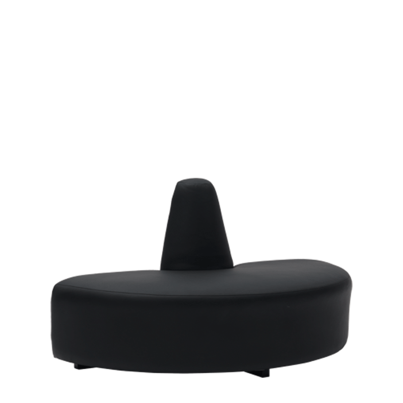 Endless Bullnose Sofa in Black