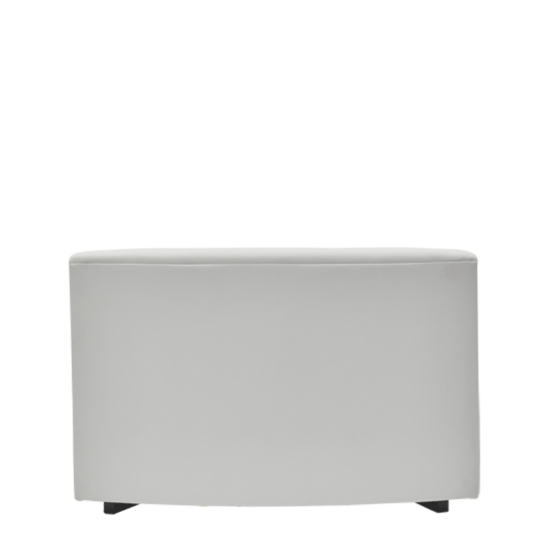 Endless Curve Sofa in White 4,72ft