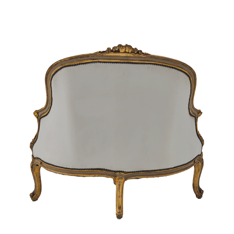 Leroy Armchair in white leather