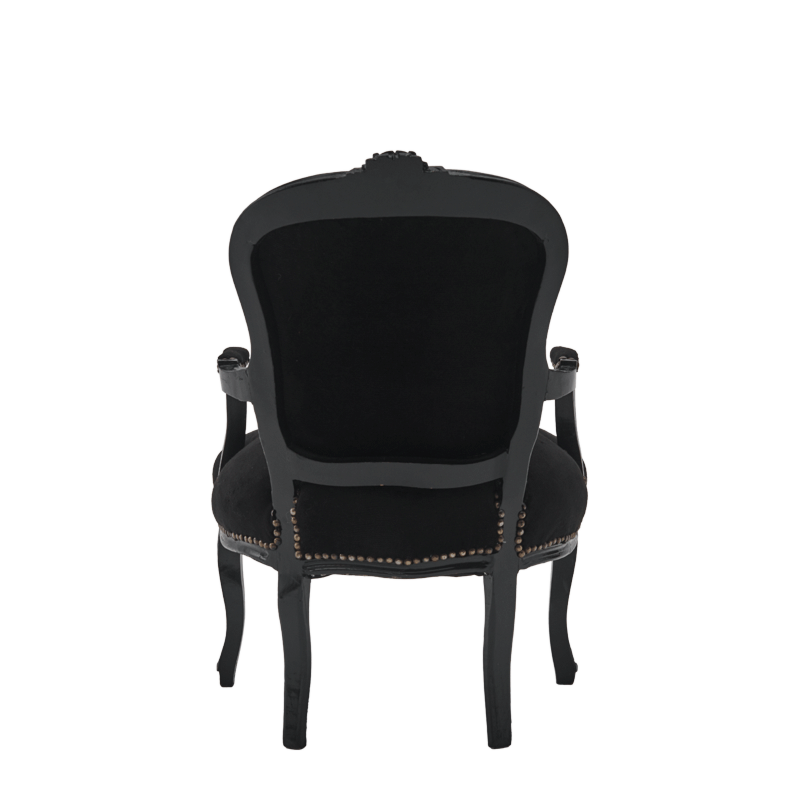 Louis Armchair in Black