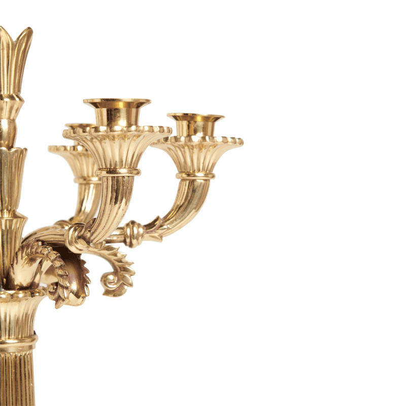 Luminaire 7 Arms Candelabra in Gold
