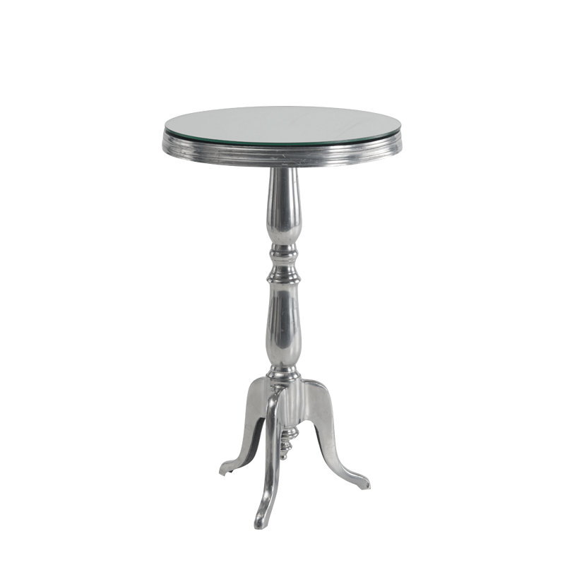 Milano Poseur Table with Mirror Top
