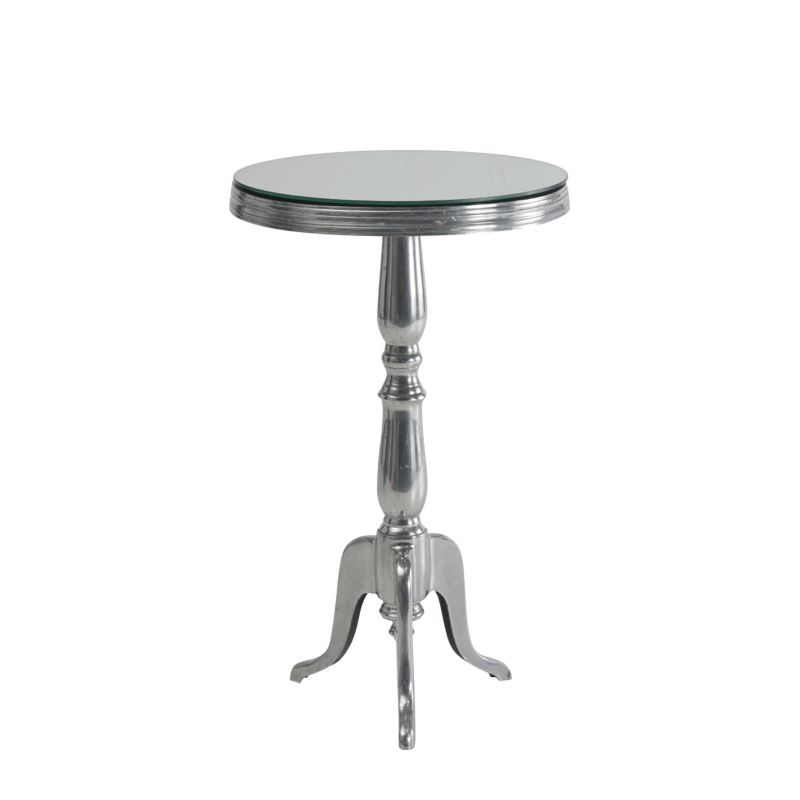 Milano Poseur Table with Mirror Top