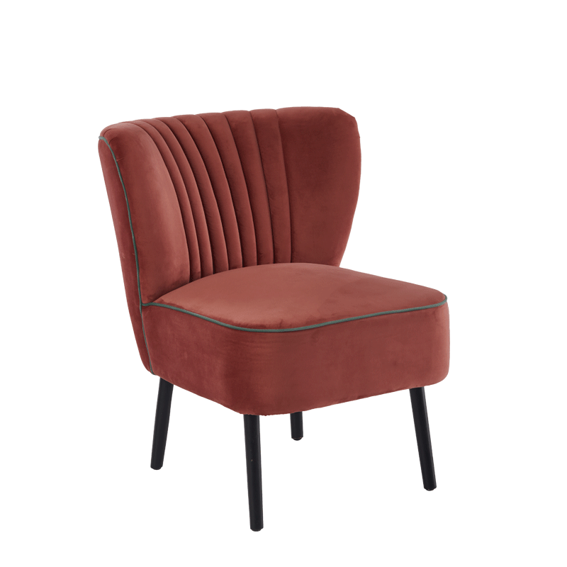 Rizzo Chair in Pink Velvet