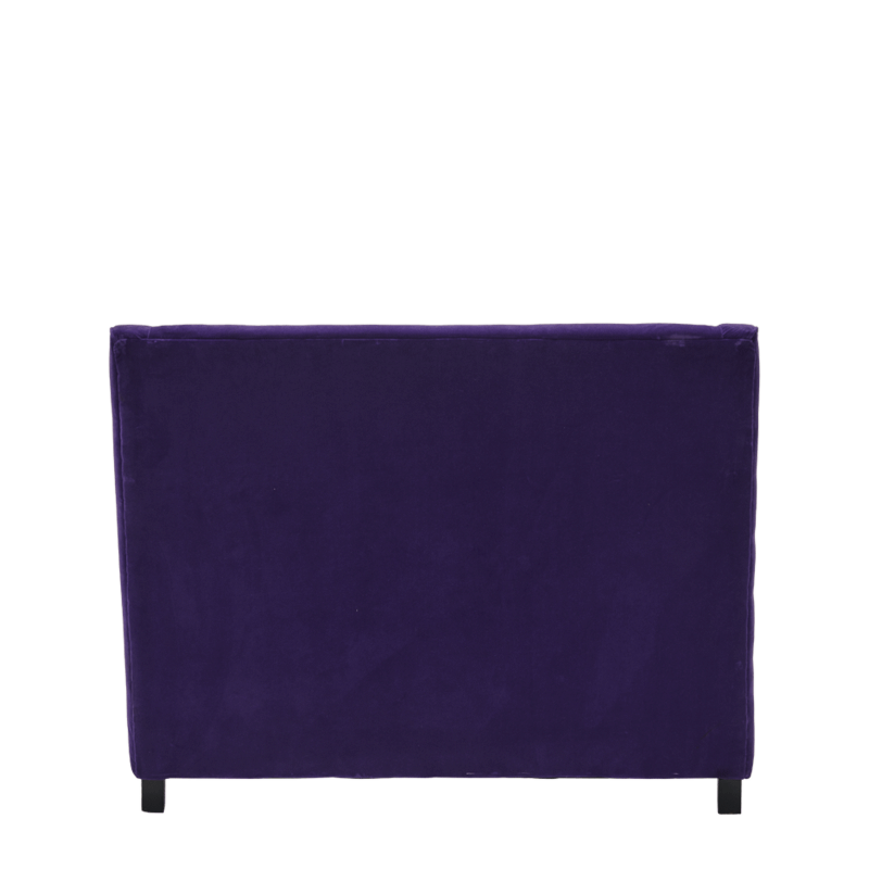 Verona Sofa in Purple Velvet