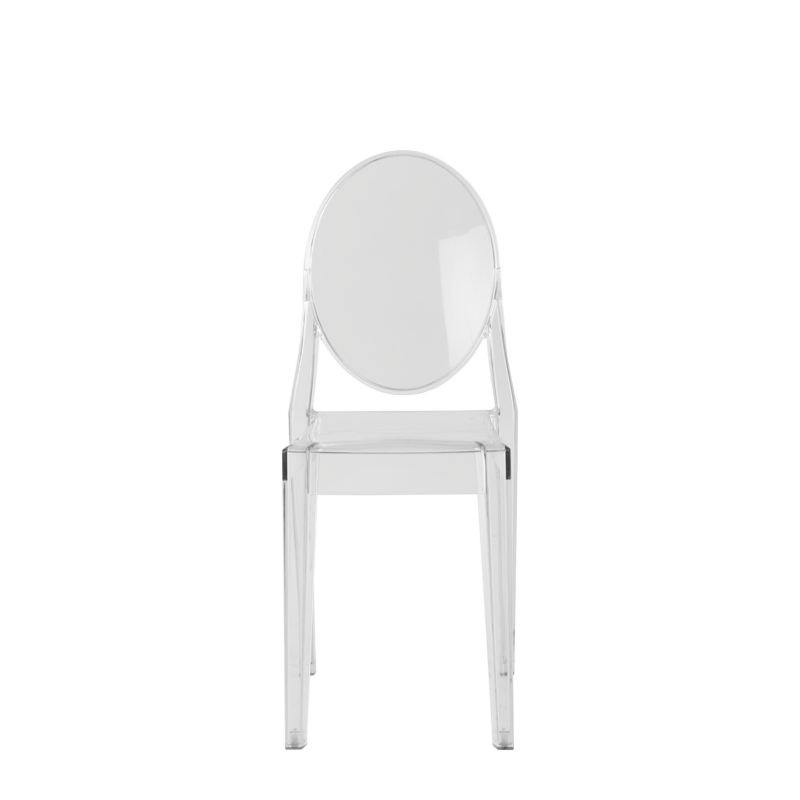 Victoria Ghost Chair in Clear